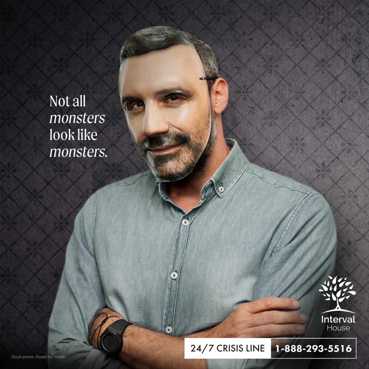 Interval_House's tweet photo. It’s that time of year when scary creatures fill the streets. But for some women, the scariest monster is
already inside their home. 

We’ve been helping women escape abuse for 50 years. Find support at https://t.co/EyJUjtgxKb and our crisis line at 1-888-293-5516. https://t.co/FhRtnzuSCW