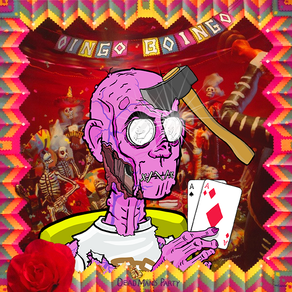 ZombiePkrFreaks's tweet photo. With a 🎶Shiny Silver Dollar on Either Eye!!! 🎶#OingoBoingo #Zombie #poker #NFT #Polygon https://t.co/7EMl1JNpDk