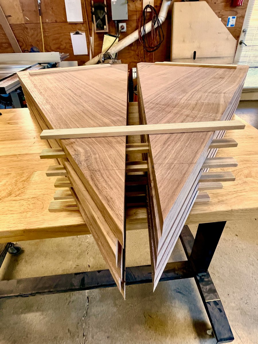 KeefriderCustom's tweet photo. Stealth  bomber or table top pieces?? Assembling the top of the Keefrider Jupe! https://t.co/0uT39iZZqO