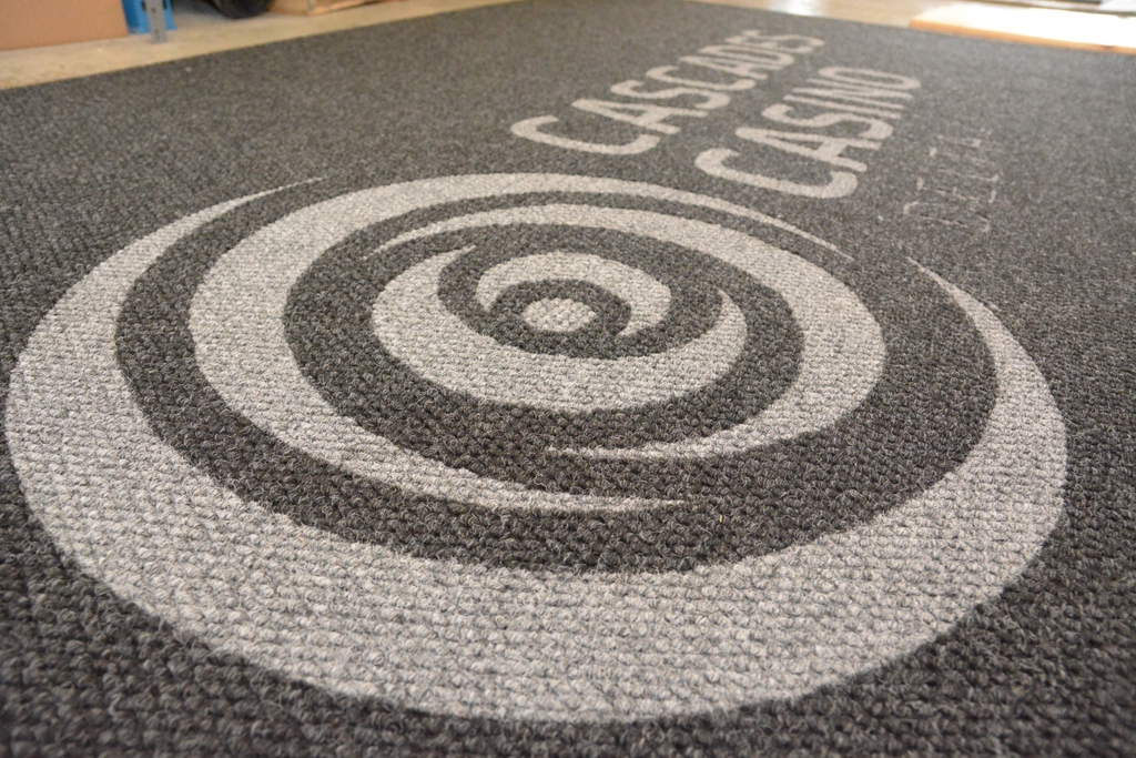 Our friends at @cascadesdelta ordered a Dura Nop Inlaid Logo Mat for their brand new 15th location opening this Fall! 😉⁠ Featuring an inlaid Berber construction, these mats never fade and ensure your logo is always displayed prominently.⁠

#doormat #inlaid