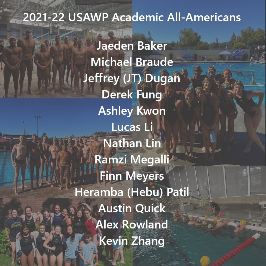 Northwest excelling in the classroom and the pool. Congratulations to the NWPC HS athletes that were recognized as 2021-22  @usawp Academic All-Americans!