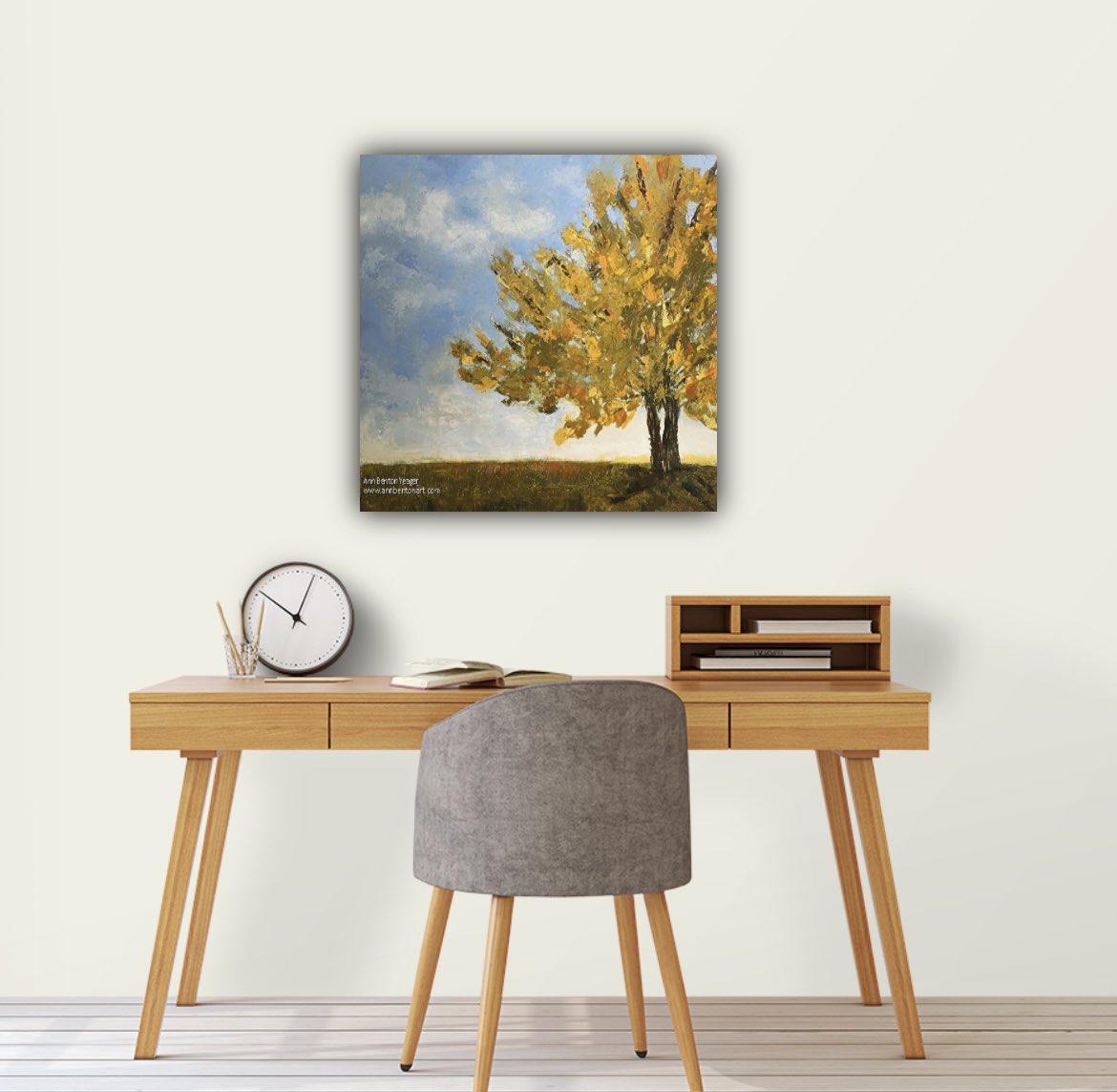 annbentonart's tweet photo. Okay, this is my first attempt at an actual landscape. It’s only my second impressionistic piece so I would love to hear your thoughts. This is a tree from Lancaster County that I pulled off the Internet. It’s an 18”x24” cold wax &amp; oil on a birch cradled panel. https://t.co/XdM5Vp88P4