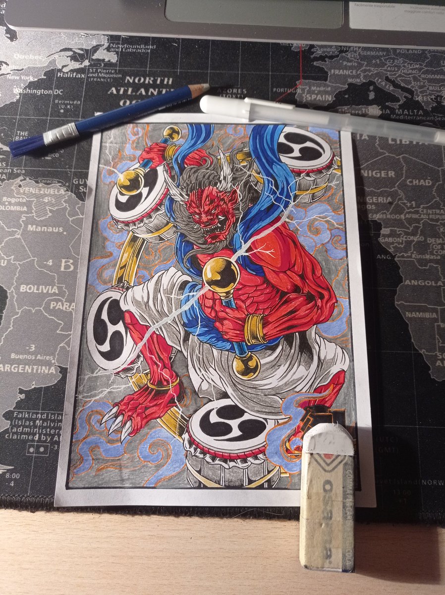 kai_D_Phe's tweet photo. #draw #drawing #traditionalart
#pencil #japaneseart #godofthunder #Raijin #redraw #ReDrawPhe #alpha.designs13 https://t.co/4o8J4CAb7v
