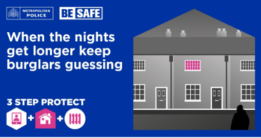 Protect your home; make it look occupied by using light timers Follow #3StepProtect met.police.uk/burglary