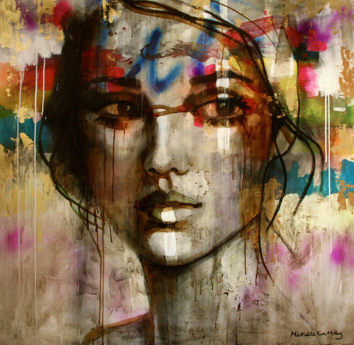 MichelleEvaMay's tweet photo. ‘Pieces of Her’
112x 112cm

@singulartofficial @saatchiart @artchilli_gallery #singulartlovers #saatciartlovers #saatchiartcollector #figurativeart #portraitpainting #grafitti #acrylic #ohwonder #michelleevamay #instaartist #mixedmedia #neon #interiordesign #artininteriors https://t.co/CYvDvwPrsn