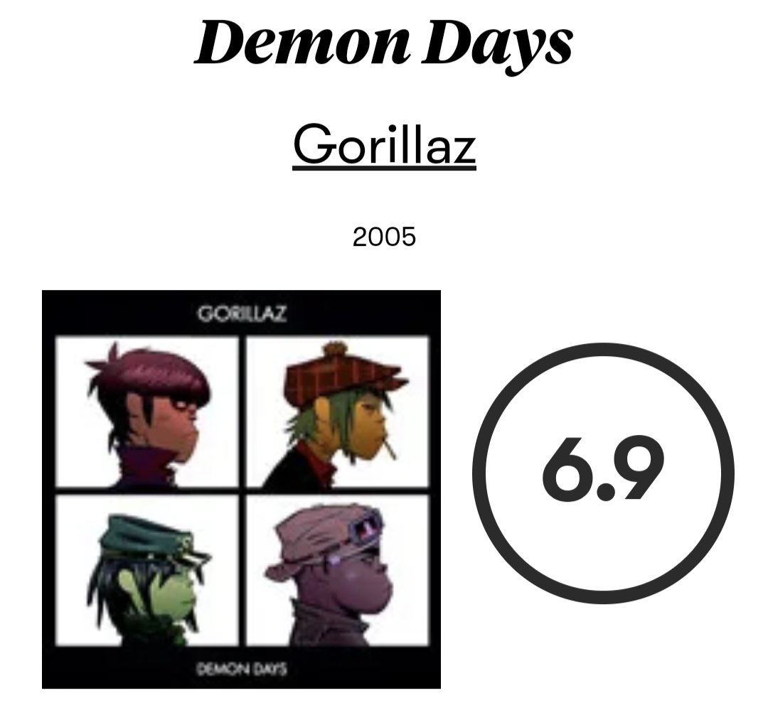 DondaGiveAShit's tweet photo. gorillaz - demon days https://t.co/9RFAS0zKqO
