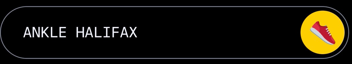 Welcome to the Team, Ankle Halifax!