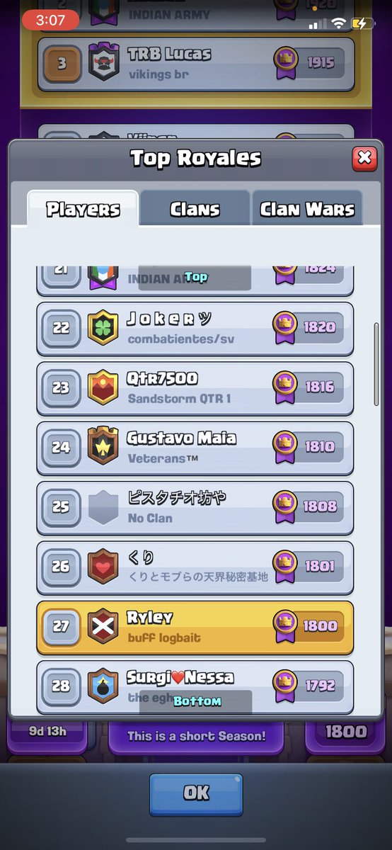RyIey42's tweet photo. Top27 Log bait  after nerfs 🤩🤩 Like + Rt https://t.co/JTIIU9sB5f