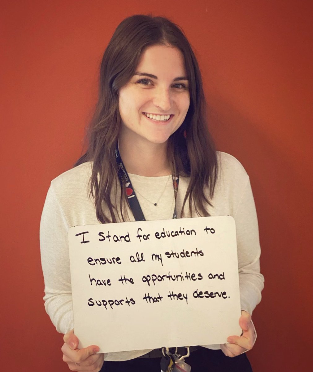 We loved hearing why our Local 38 members stand for education last weekend at the rally, and we want to keep the momentum going! Let us know; why do you #standforeducation? #abed