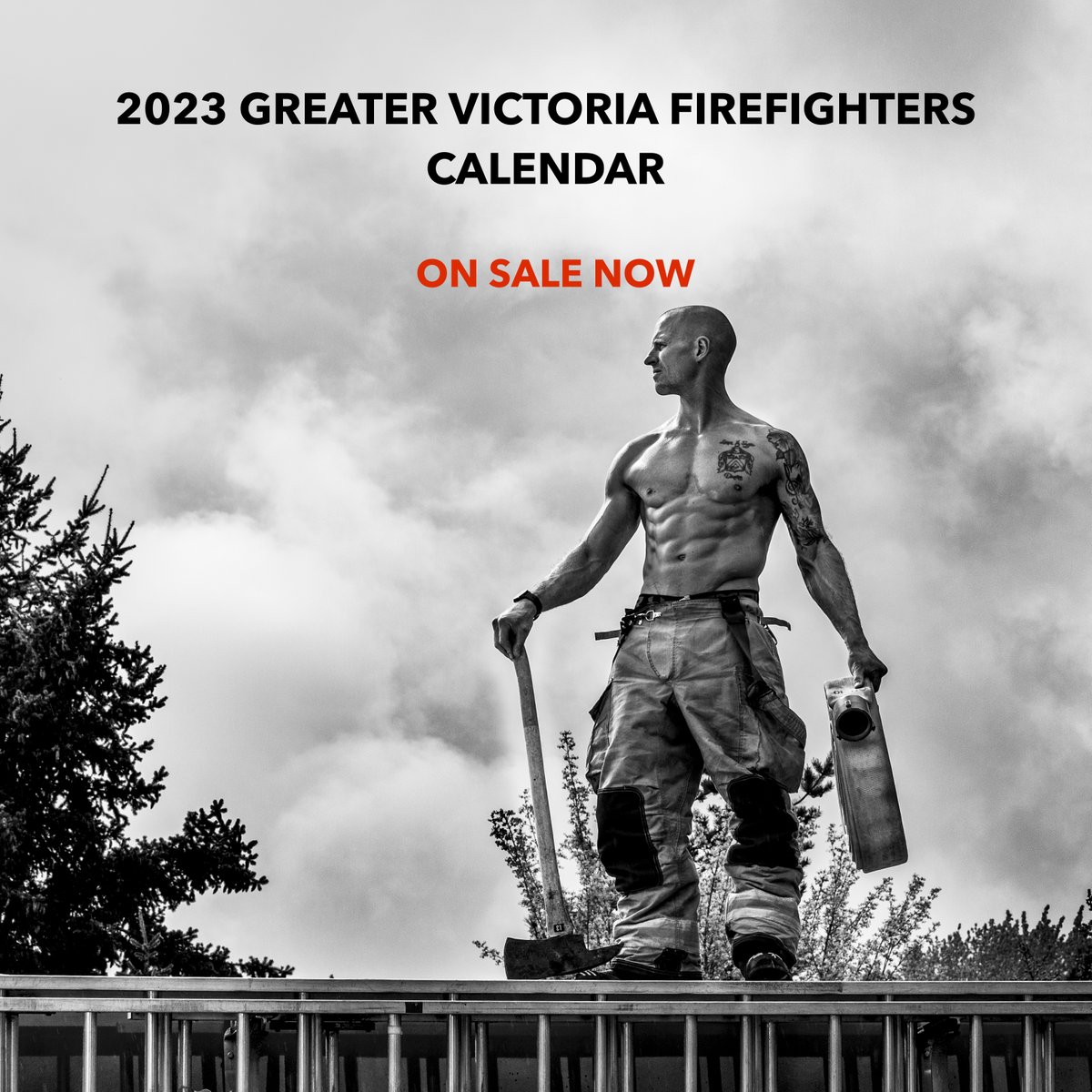 The Greater Victoria Firefighter Calendar is back for 2023 and on sale now!
.
Calendars are available throughout the CRD for $25 at:
SAVE ON FOODS 
RED BARN MARKETS 
FAIRWAY MARKET
LONDON DRUGS
and many other fine retailers