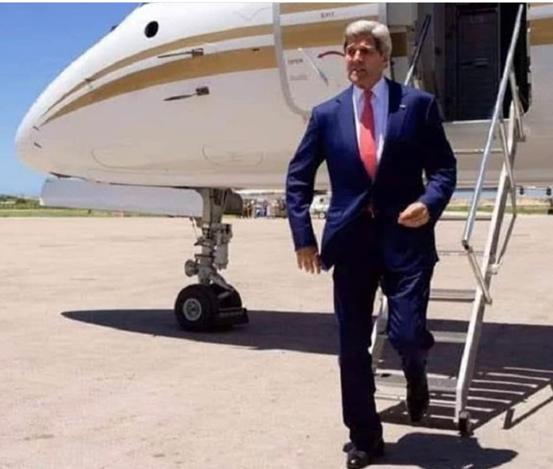 John Kerry as Climate Pope? Only Democrats can choose a guy with 6 houses, 12 cars, 2 yachts and a private jet. To tell you that YOU have to take the bus to combat CO2 emissions.....