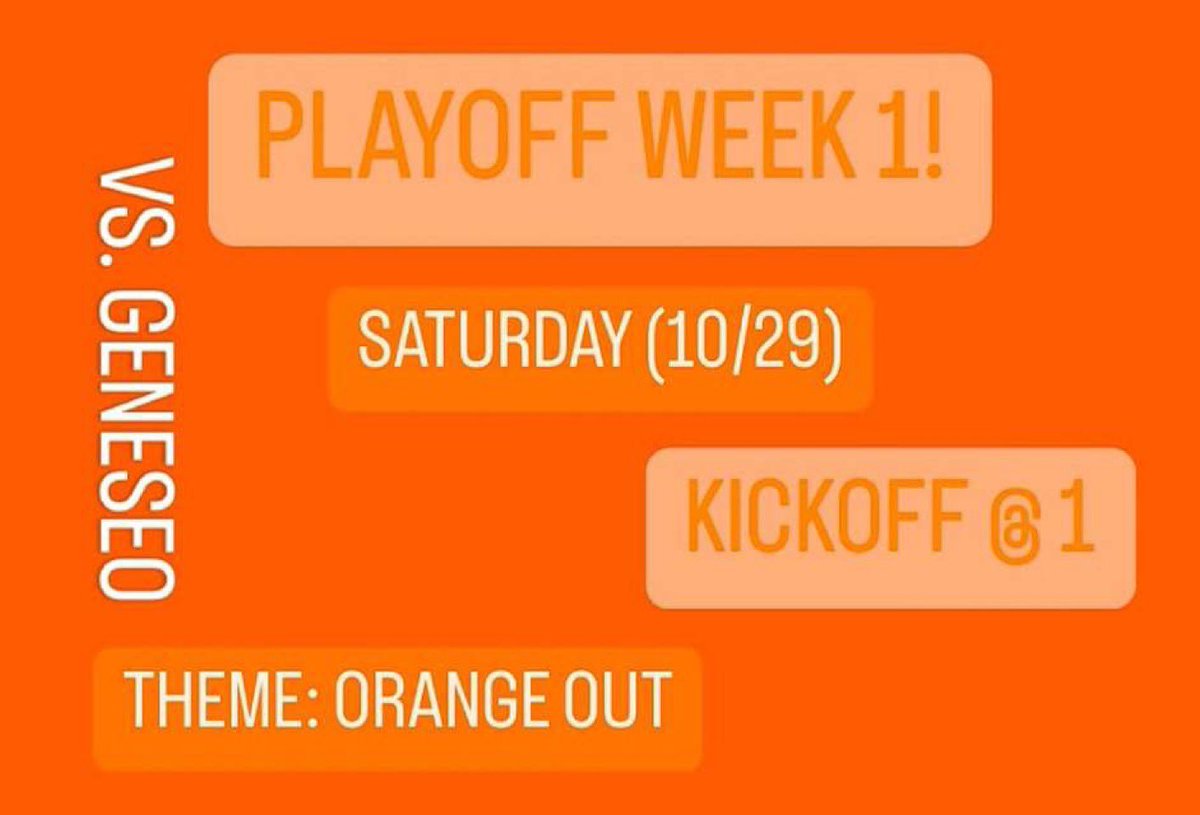 Less than 24 Hours till kickoff! Remember to wear your orange 🔶🔶 Go Lions!
