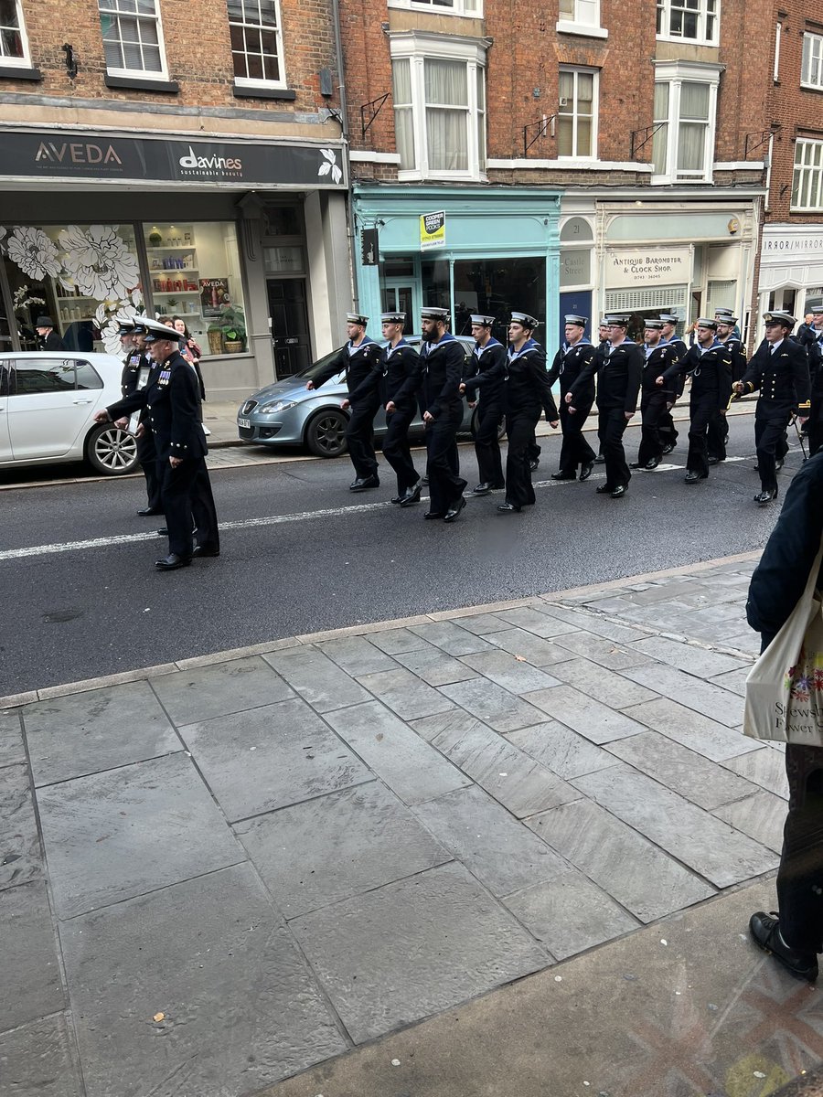 prosecure2000's tweet photo. An honour to help out in escorting the Officers and Ratings of #HMSTalent in the handing back of the Freedom of the town of Shrewsbury after the boat was decommissioned earlier this year. #RoyalNavy #SecurityWithASmile https://t.co/W2oT3of5l5
