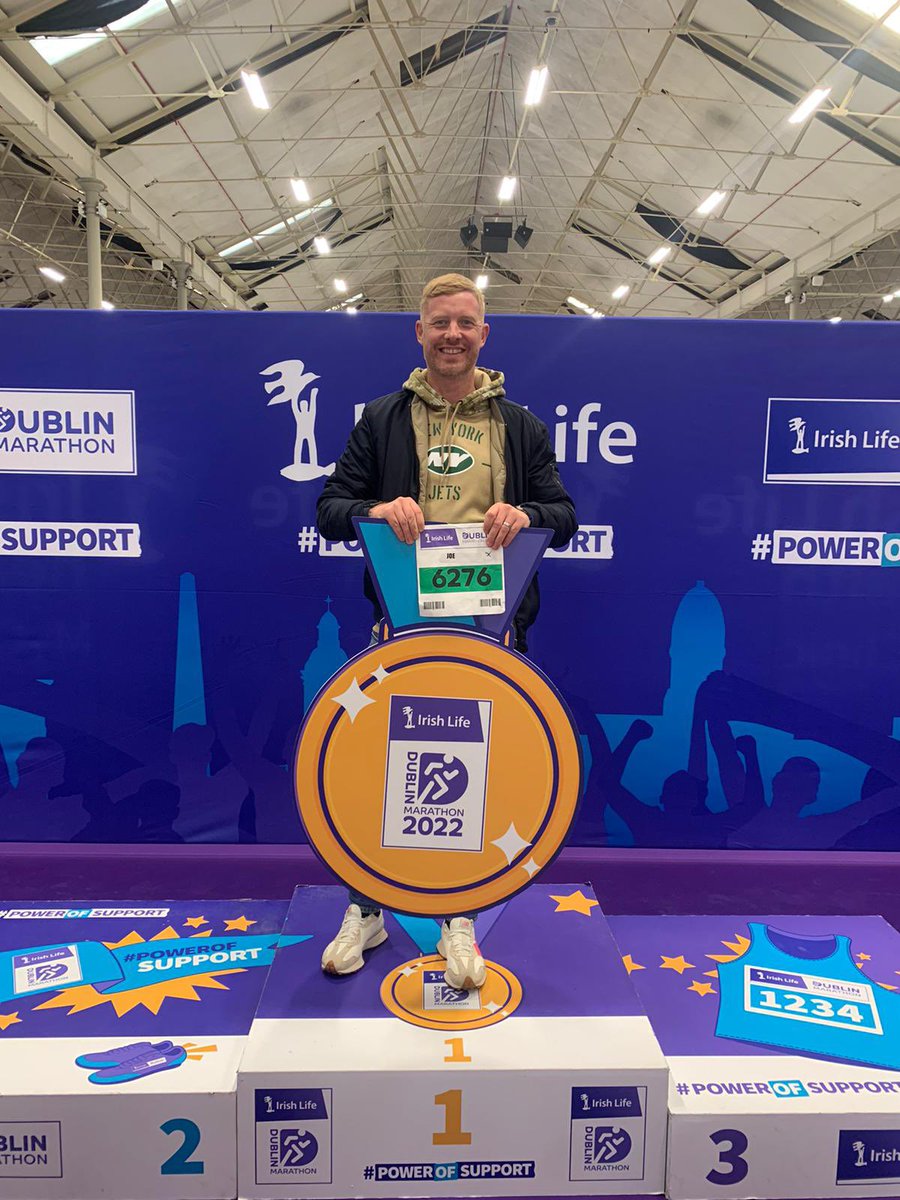 McGarryJoe's tweet photo. #6276 #powerofsupport @dublinmarathon https://t.co/EqVgNVjiee