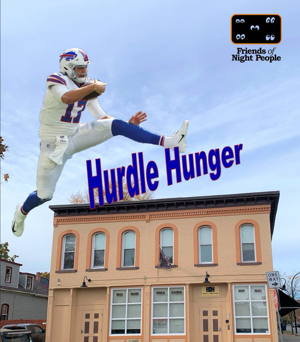 FONPBuffalo's tweet photo. Let's Hurdle Hunger with the Buffalo Bills Foundation! FONP is very excited to be one of the charities in this week's 50/50 Raffle. Check it out here https://t.co/n0k9KD9MOR @BillsMafiaBabes @WNYBillsFans #BillsMafia https://t.co/dgu0XzNO1r