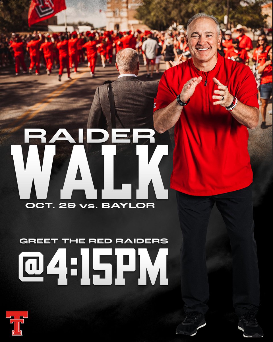 See y'all tomorrow at Raider Walk at 4:15 pm‼️ #WreckEm