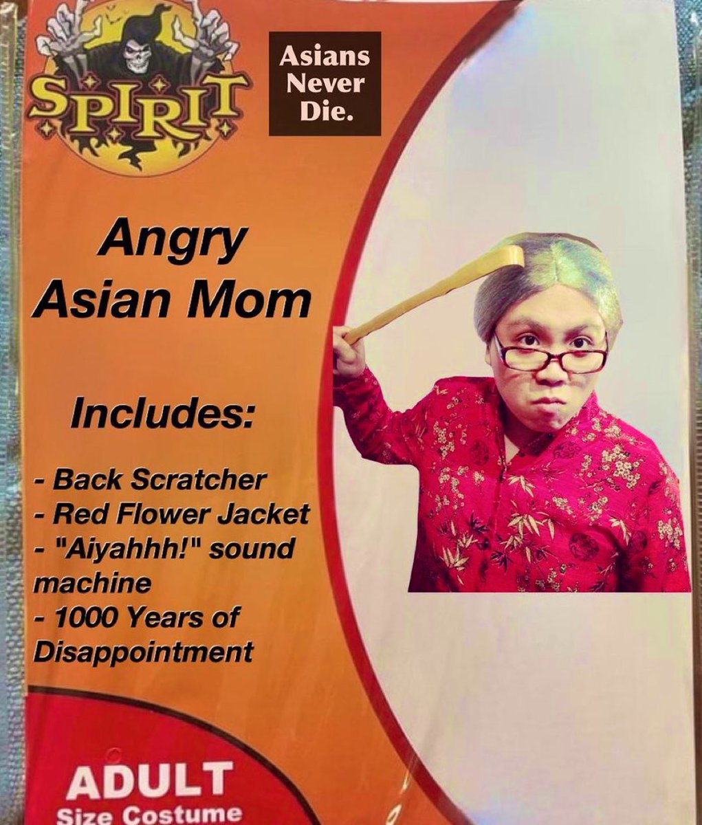 My costume hits a little too close.  Sorry ancestors I didn’t become a doctor or lawyer or graduate …aiyahhhh so much shame. 😢