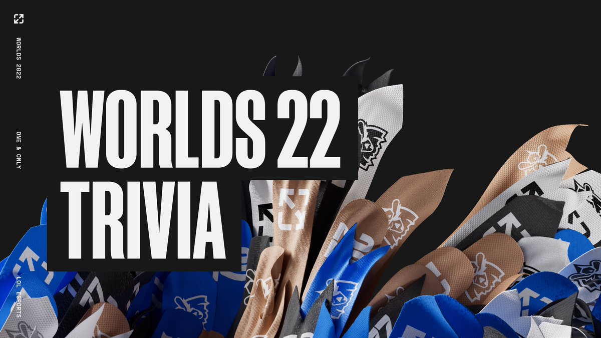 We've teamed up with @TwitterGaming around a #Worlds2022 Trivia Hunt! Stay tuned for the first question today at 4PM PT.