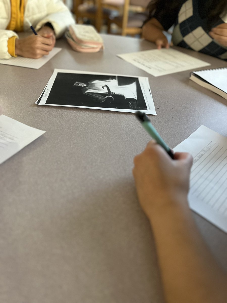 Today students in Mr. McNeely’s, Ms. Poole’s, and Mr. Lowden’s classes reviewed mood and wrote scary stories, Poe-style, starting with Ed vs. Ed! <a href="/FCPSLibertyMS/">Liberty Middle School</a>