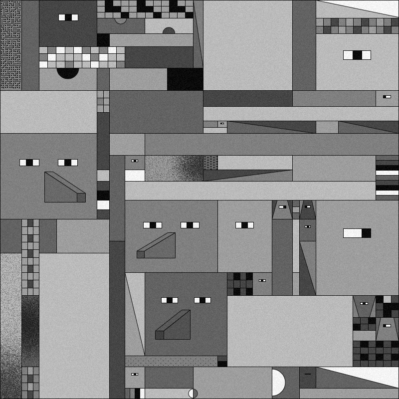 I absolutely love "Face Hotel" by <a href="/GuillaumitM/">guillaumit</a> &amp; <a href="/Morusque/">Yann van der Cruyssen</a>. It's fun, unique, odd, and it grows on you the more you look at it. Definitely check out the link to see the animated version. #fxhash #generativeart 
gateway.fxhash2.xyz/ipfs/Qmctc92p8…

The mint is still open. Link below 👇