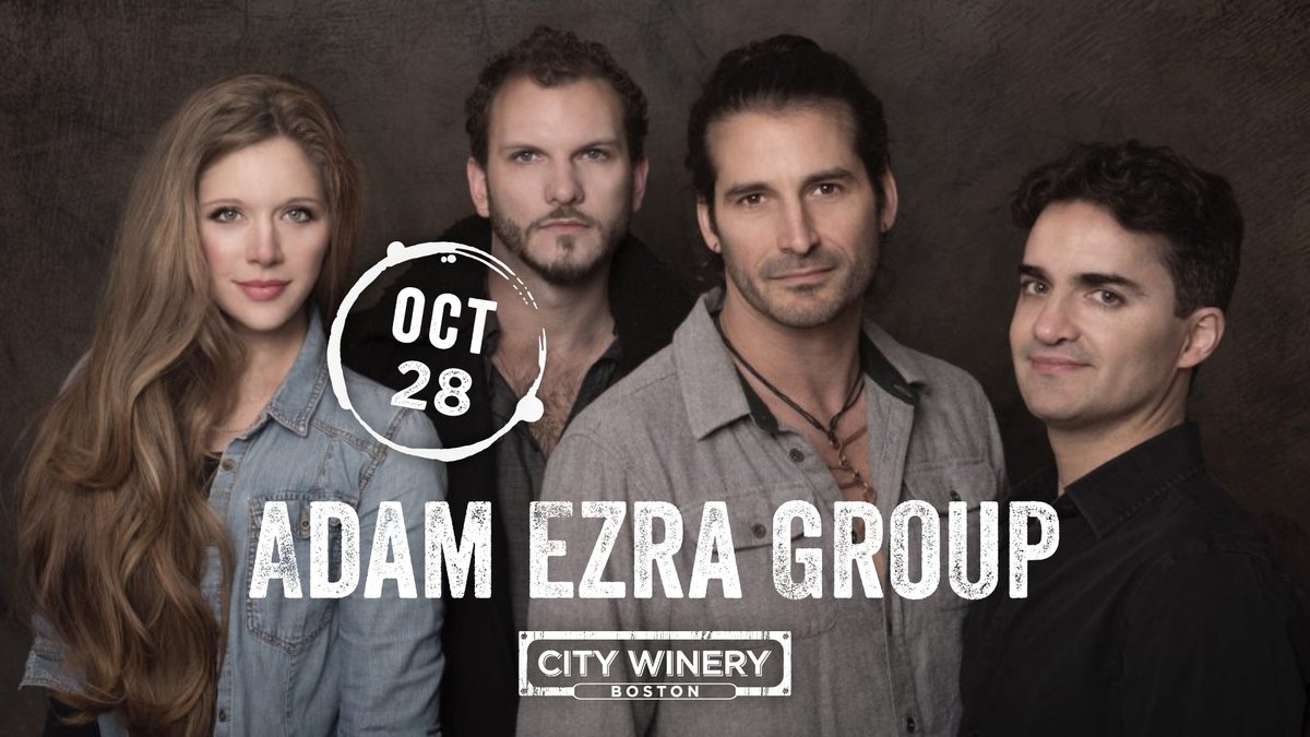 TONIGHT!  Limited seats remain for Adam Ezra Group!  Don't miss this one!  
Tix at:  citywinery.com/boston

<a href="/adamezra/">adam ezra group</a> #tonight #boston #livemusic #friyay