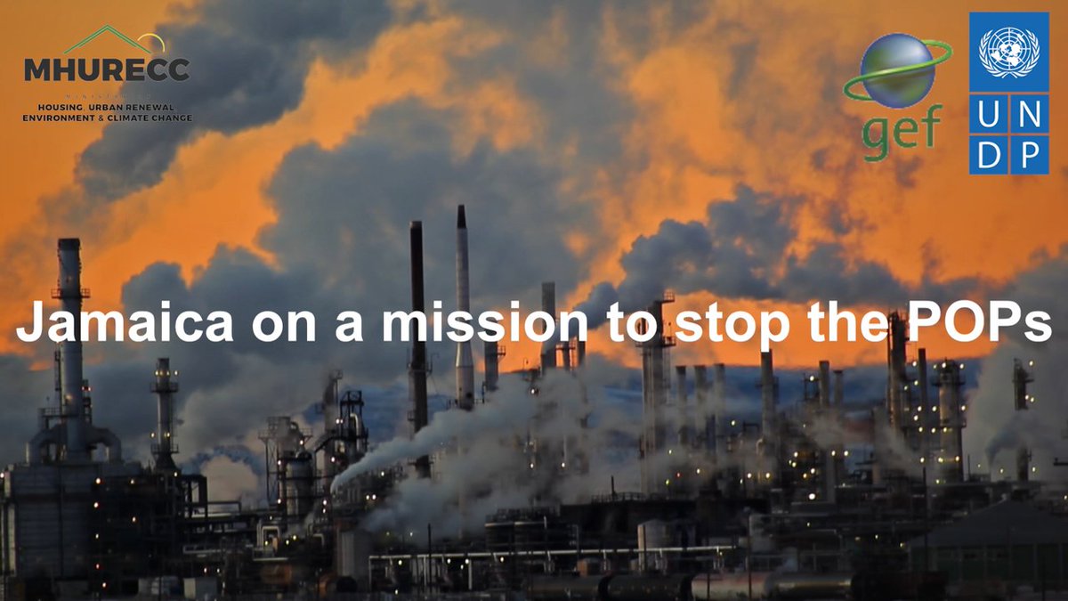 🇯🇲 Jamaica is on mission to stop POPs (persistent organic pollutants). POPs are dangerous if not properly handled and disposed. The world community signed the 2004 Stockholm Convention to regulate and eliminate the most deadly of them all. 👉More: bit.ly/3D9v9JR