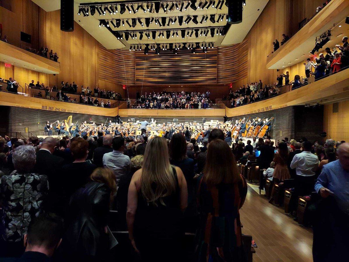 Earlier this month our editor @FJOteri went to the @nyphil's new home inauguration to celebrate the revitalized David Geffen Hall. 'What a joy to have an opening night concert feature music by three living composers all of whom were there and properly feted.' Have you been yet?