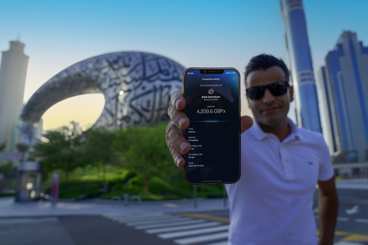 Our own CEO becomes the first to receive his salary in GBPx stablecoin 😎

Read more on our blog 👉🏽
getbabb.com/2022/10/28/bab…