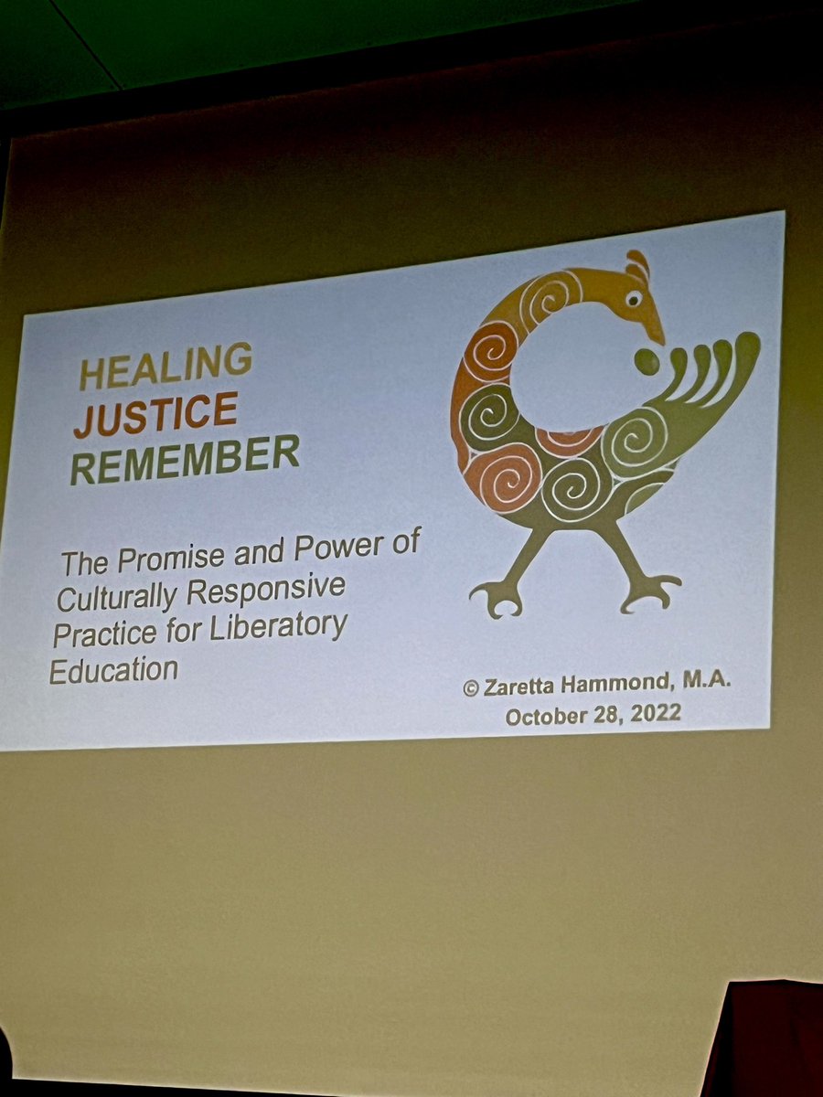 MsFwaterman's tweet photo. So grateful for the Africentric Conference @ColeHarbourHS. Thank you to @Ready4rigor Zaretta Hammond for your presentation. We must continue to do the work despite the blockers. Thankful for my colleagues.@MelissaTLD @SJAMschool @AprilDesmond1 @NelsonWhynder https://t.co/VRtqsM5j9q