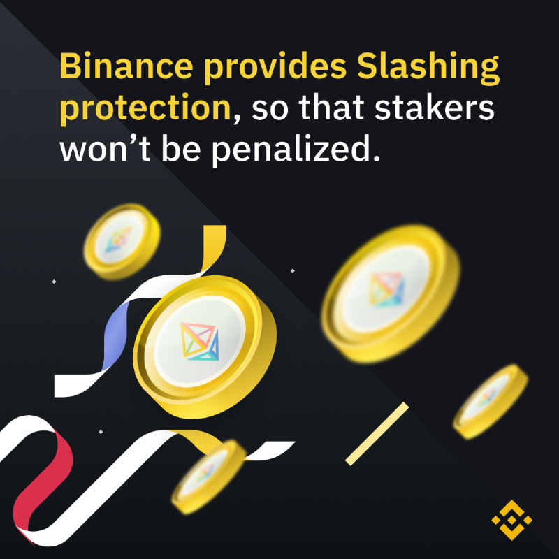 binance's tweet photo. Interested in learning about some of the benefits of BETH Staking on #Binance?
 
If so, have a swipe 👉