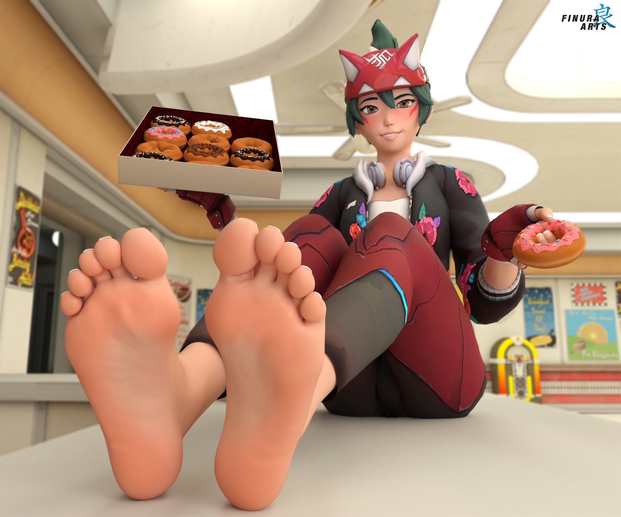 FinuraArts🔞 on X: Kiriko - Overwatch 2 Do you want a donut? 🍩  t.cos8I05UOKed  X
