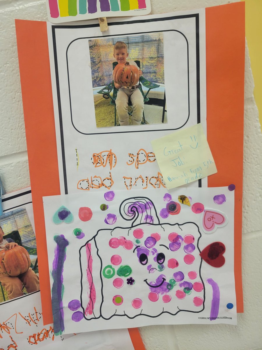 love that <a href="/wfcunningham/">Cunningham Cougars</a> 5th graders went around and left positive notes on our students work! ❤️ #ecse3 #teamwfisd <a href="/WFISDschools/">Wichita Falls ISD</a>