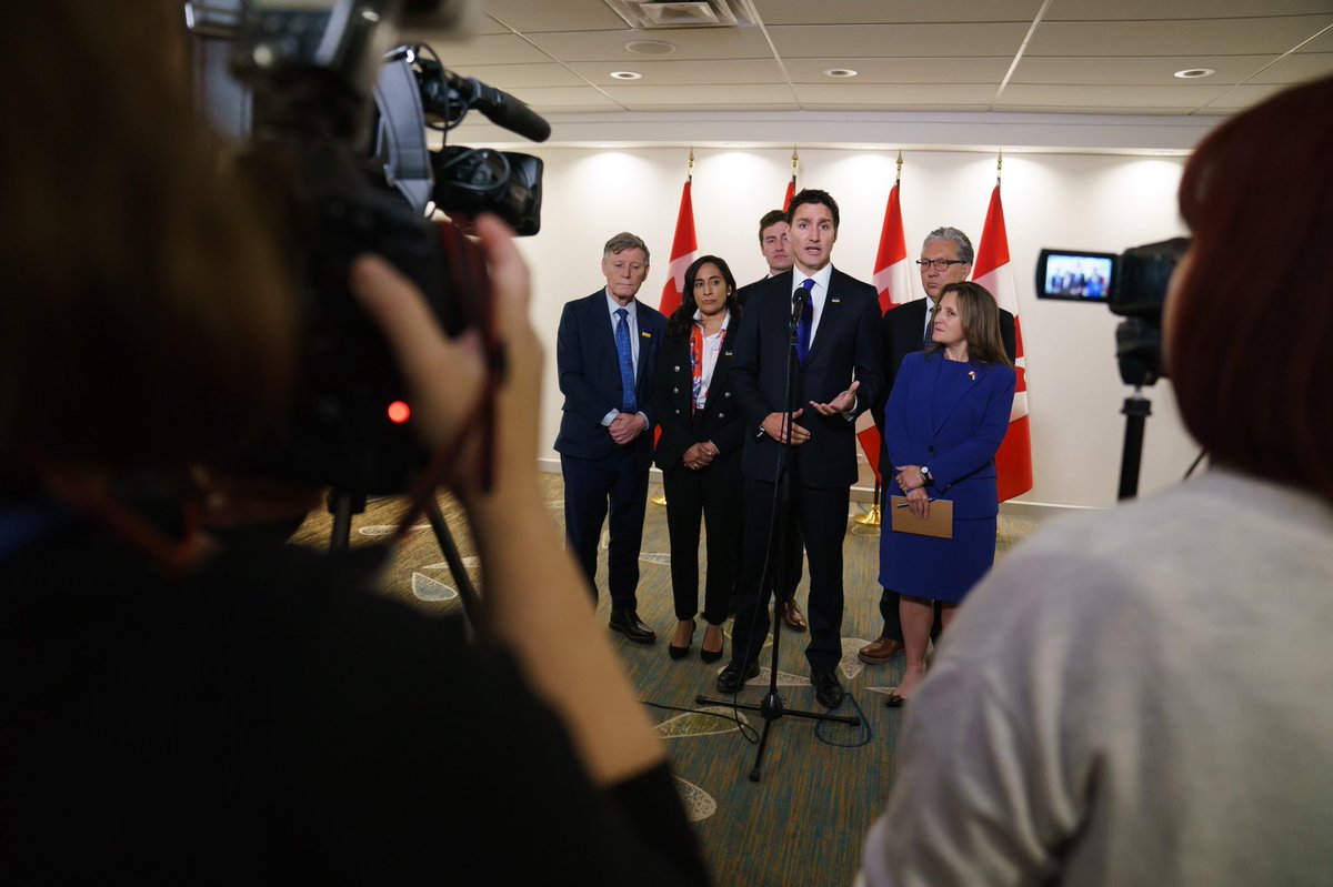 Chrystia Freeland on Twitter: "Today at #UCCWinnipeg22, @JustinTrudeau