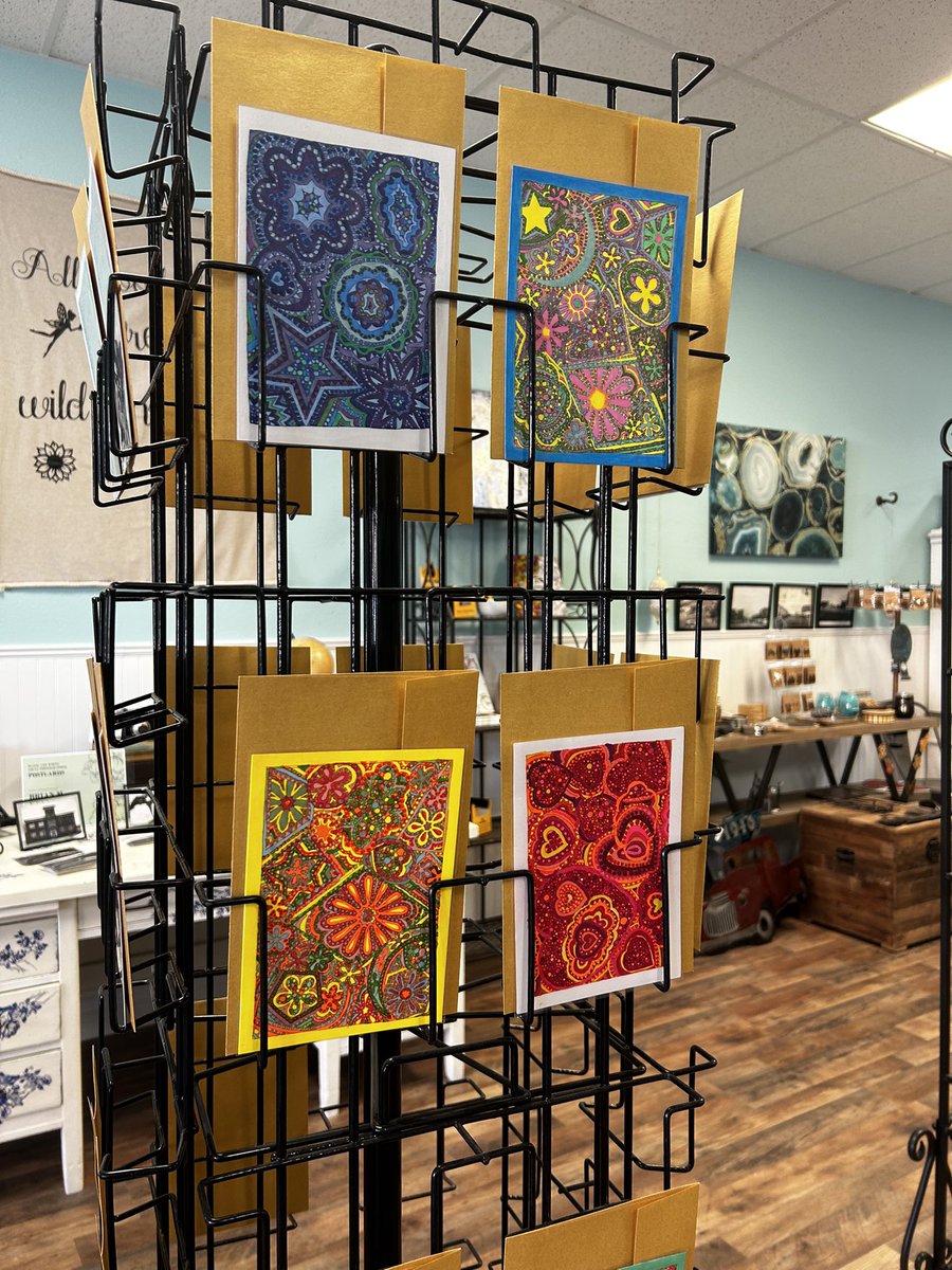 ToastedPixie's tweet image. Andrea crafts is here in our store! Come check out her beautiful work!