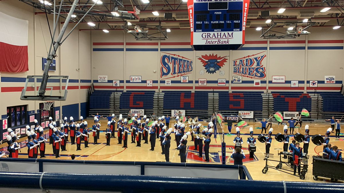 The Rompin’ Stompin’ Big Blue Band looks mighty sharp in their new uniforms!  #wearegraham