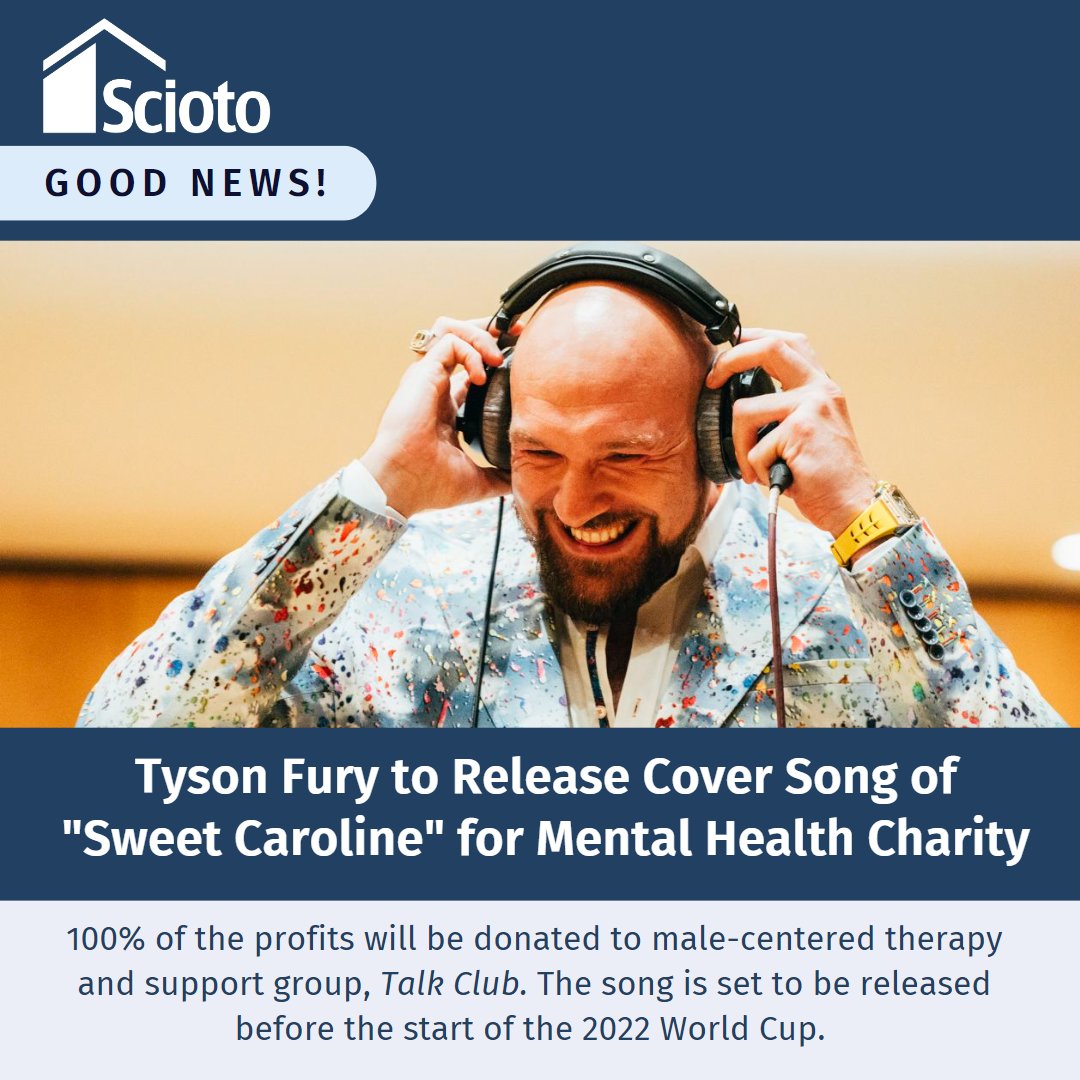 Good News for your Friday! 

🎵 Sweeeet Caroline (Ba-Ba-Ba) 🎵

<a href="/Tyson_Fury/">TYSON FURY</a> to release a cover song of "Sweet Caroline"
#MentalHealth #Therapy #WorldCup