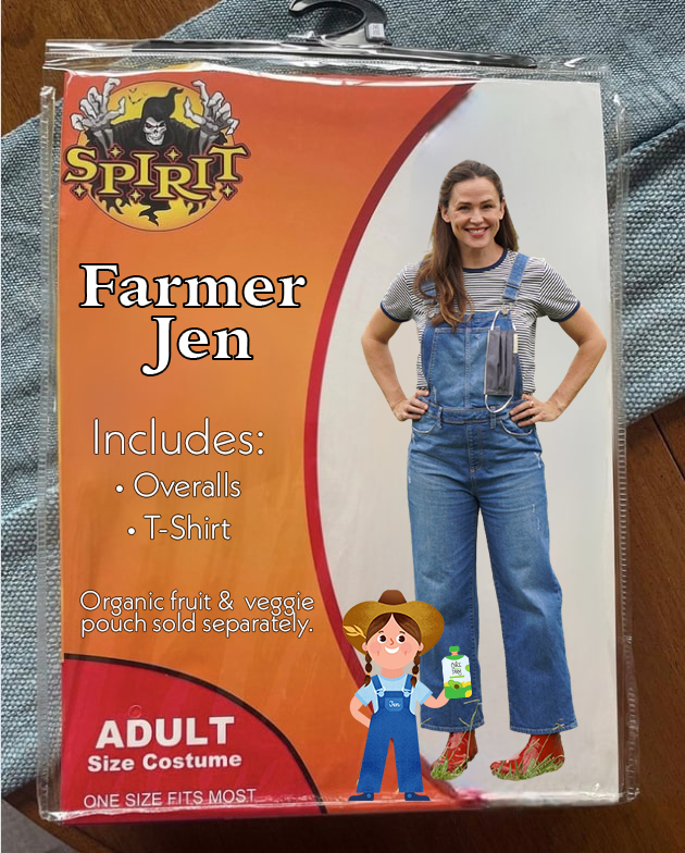 Anyone need a last-minute costume idea? 👩🏻‍🌾🚜