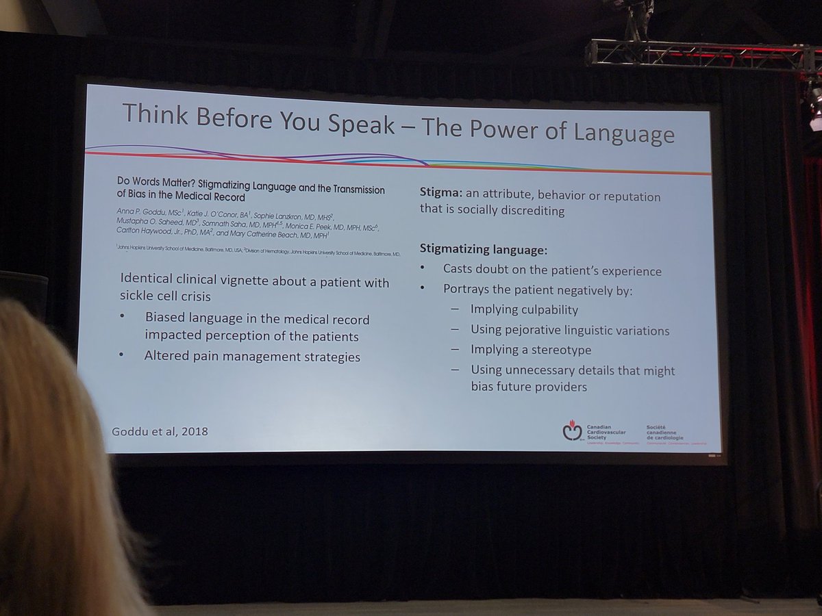 Dominique Vervoort (@dvervoort94) on Twitter photo "It is not an us or them problem; it is an all-of-us problem."
Dr. <a href="/DktrV/">Sean Virani</a> discusses how we can incorporate cultural humility in 🫀 care:
💭 Reflect: what are our biases & where are they rooted?
🧠 Think before you speak
📢 Use inclusive, people-first language
#CCCongress "It is not an us or them problem; it is an all-of-us problem."
Dr. <a href="/DktrV/">Sean Virani</a> discusses how we can incorporate cultural humility in 🫀 care:
💭 Reflect: what are our biases & where are they rooted?
🧠 Think before you speak
📢 Use inclusive, people-first language
#CCCongress