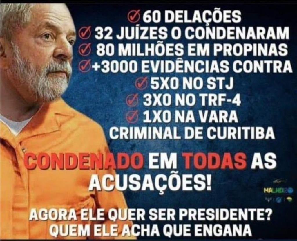 LigiaMariaRod11's tweet photo. @oqvcqsr #LulaLadraoSim !! Pq vc é ??? Kkkkkkk 🐴!!! Burrraaaaaa!! https://t.co/2rGO9gGxPV