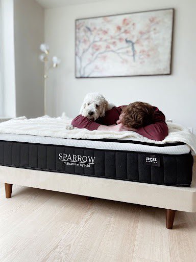 Treat yourself this holiday season to our Sparrow Mattress! Perfect for cuddles with your furry friend as the weather gets colder🍂. When you shop our Early Bird Sale, you can receive up to 50% off! Have you added to your cart yet?