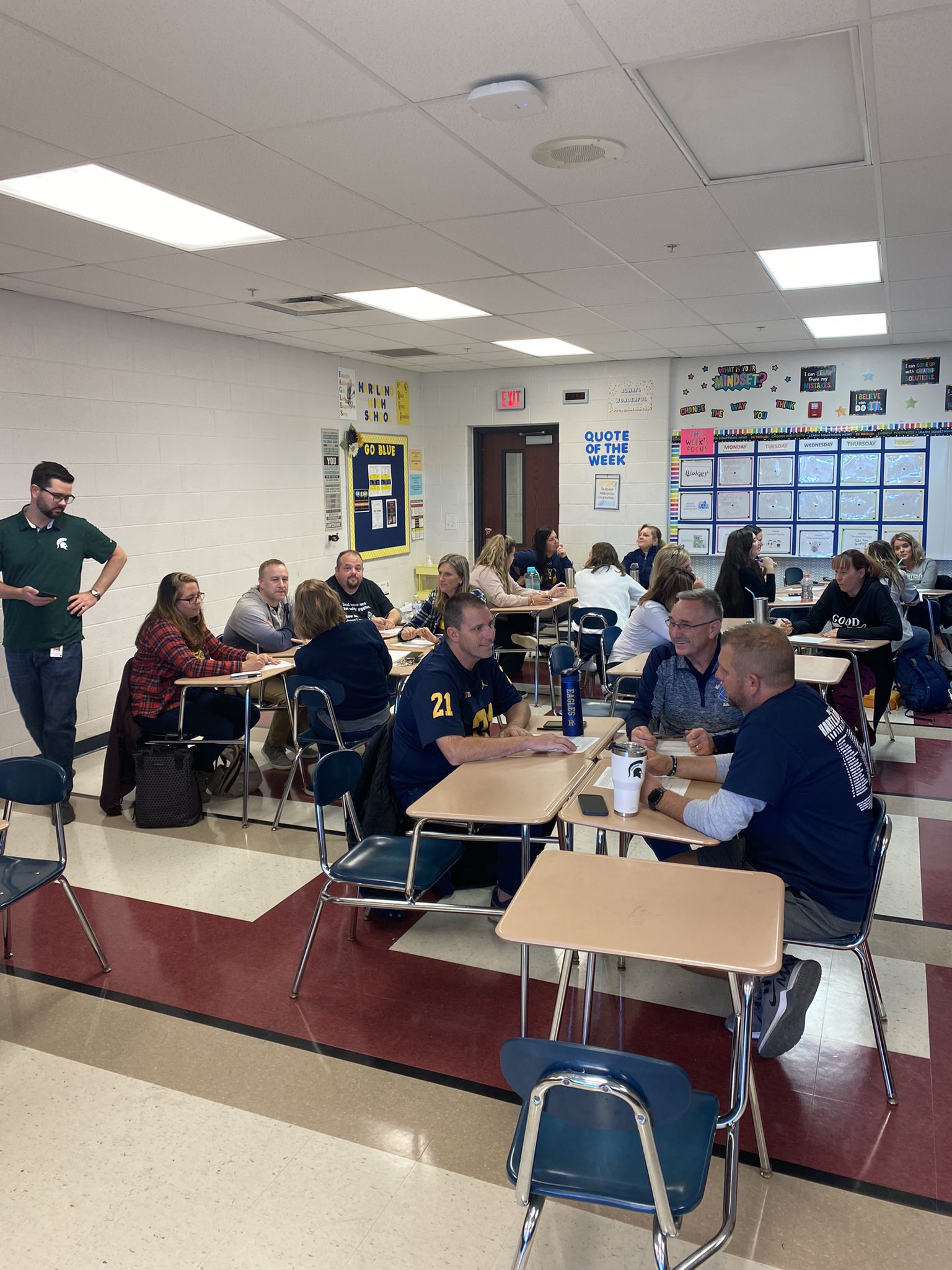 Hartland High School on Twitter "This afternoon HHS teachers worked