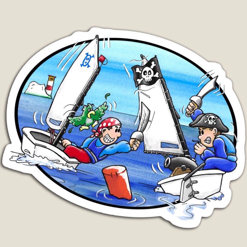 SOMEBODY BOUGHT SOMETHING!
.
Yeah, I’m basically an internationally renowned artist now!
.
(Someone in America bought two ‘Friendly Rivalry stickers!). Thank you!!
.
Prob gonna retire soon!!
.

redbubble.com/i/sticker/Frie…

#SailingArt #SailingCartoon  #sailingdinghy 
#bylauriedesigns