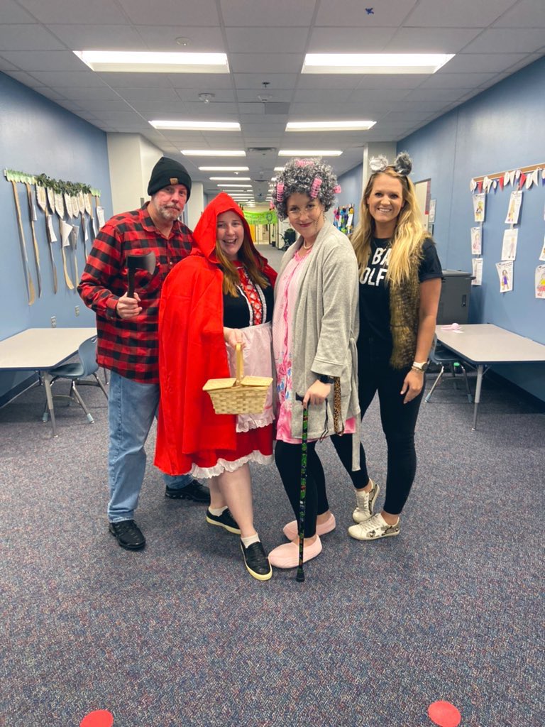 Great characters are born, not made! Little Red Riding Hood had a great day in First Grade! ♥️👵🏼🐺🧺 #RedRibbonWeek2022 #mcneilelem