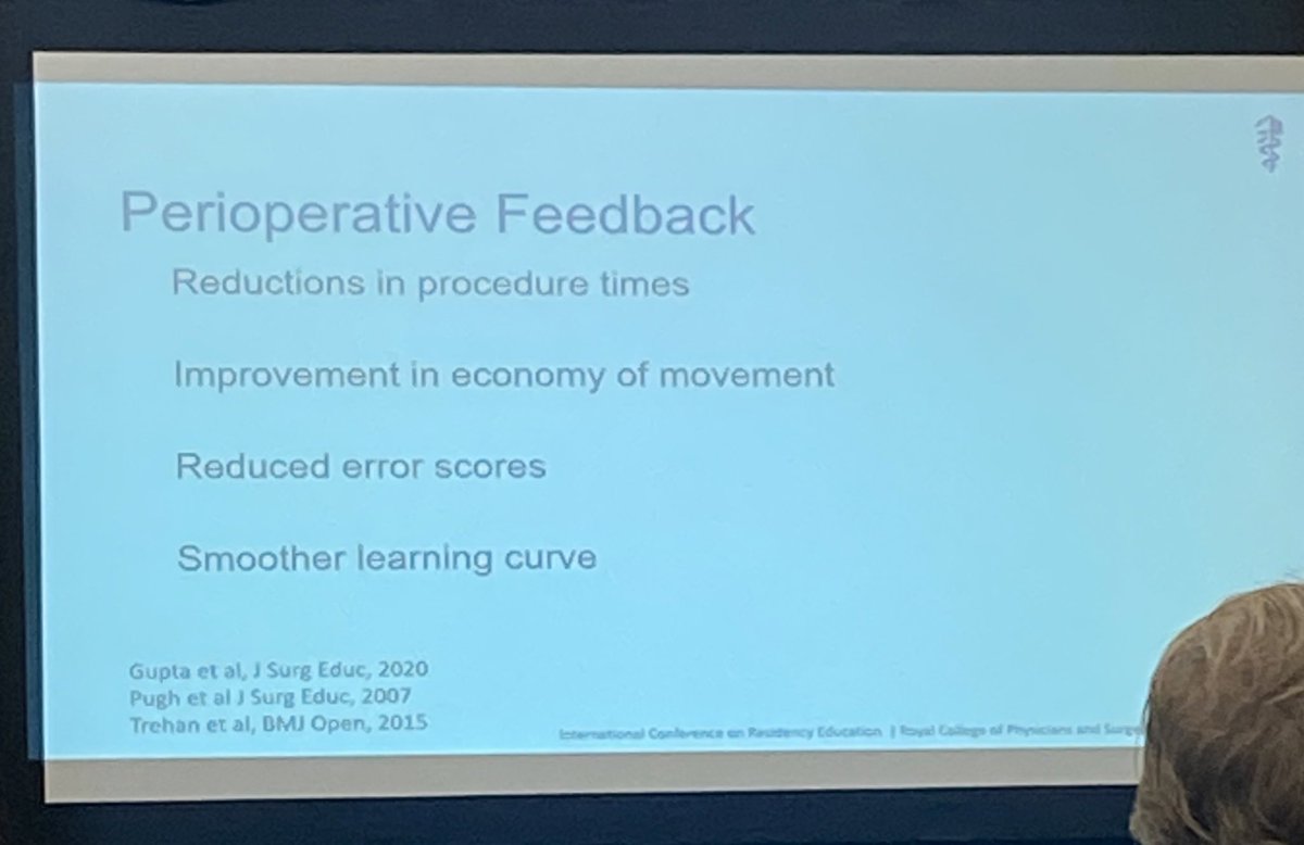 #ICRE2022 Reminder of the importance of perioperative feedback with learners, which not only serve the learner but the entire OR environment.