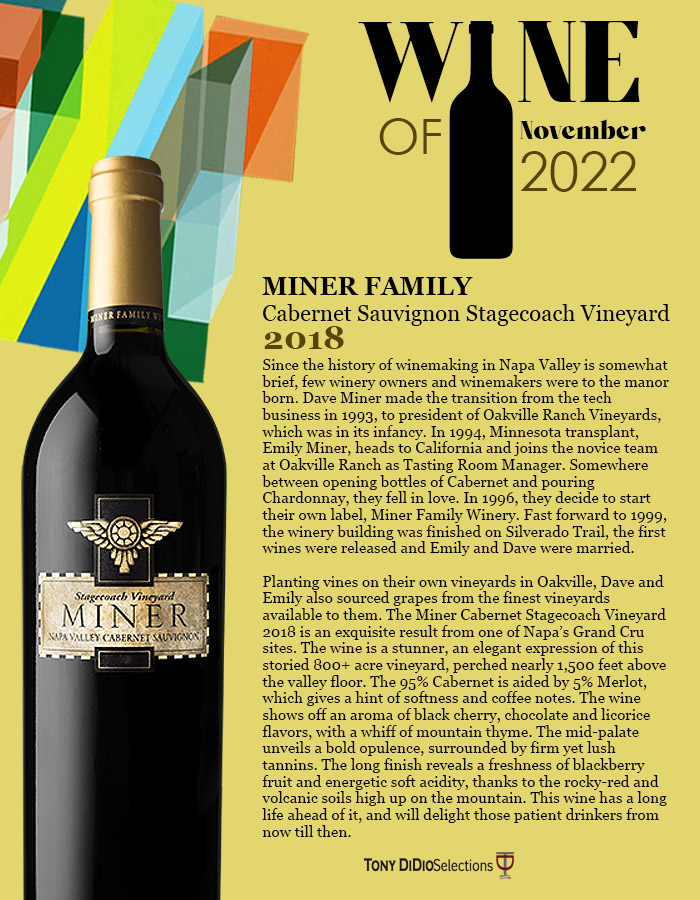 A highly rated red #wine from a storied vineyard is our Wine of November 2022. #napa #cabernet #winelover