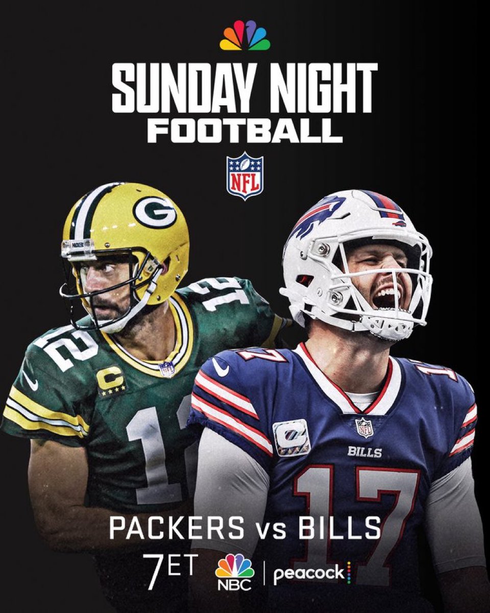 I was in Tampa for the game Thursday night and future HOF QB Tom Brady Vs Lamar Jackson and Baltimore. I’ll be in Buffalo Sunday night to see future HOF QB Aaron Rodgers vs. Josh Allen and the Bills on @SNFonNBC Pretty awesome week🔥