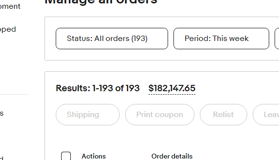 On our famous #SFLMaven Thursday night #auction, we sold $163k last night and $182k for the week! We have another great sale that started last night, so please check out our new fresh #merchandise on our @ebay #storefront. #sales ebay.com/str/sflmavenan…