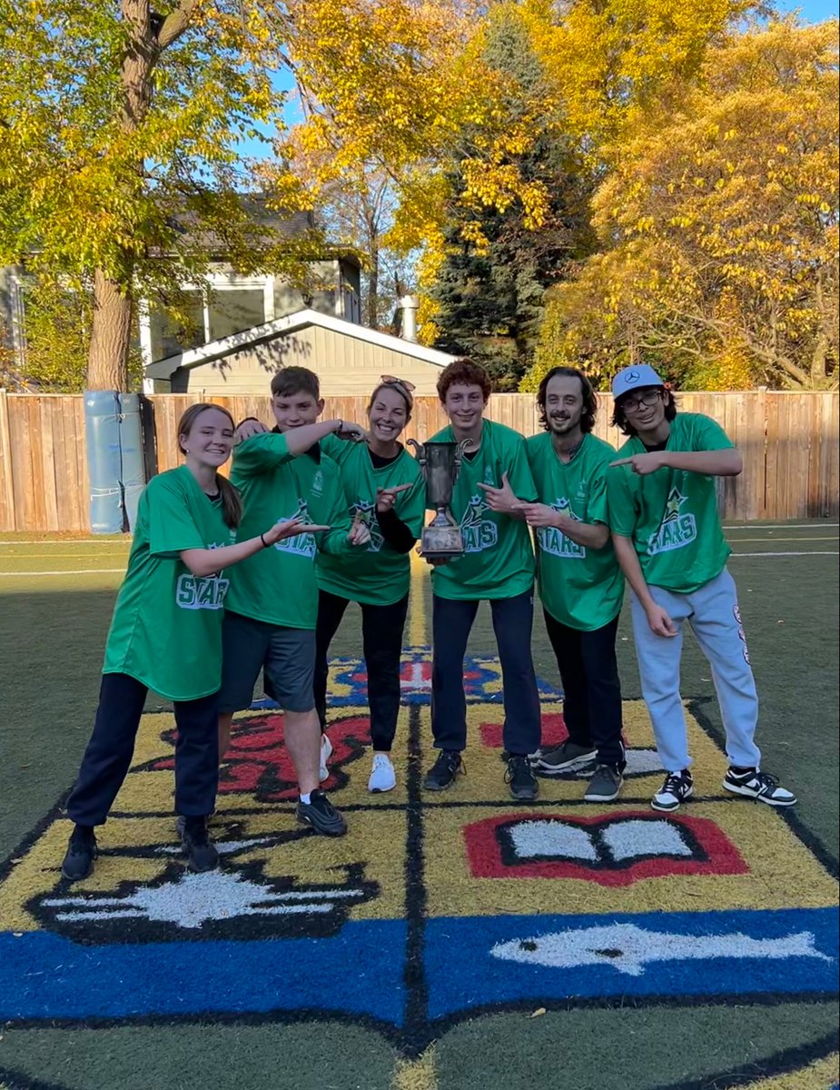 maclachlan_ca's tweet photo. Congratulations to this year's #UltimateFrisbee champions...The Stars! Teams brought their A-game to yesterday's championship matches, with the Stars defeating the Flyers 8-4.
We are already looking forward to the next #studentstaff sport!
#Athletics #ChampionshipGame https://t.co/xQUXC4mcoP