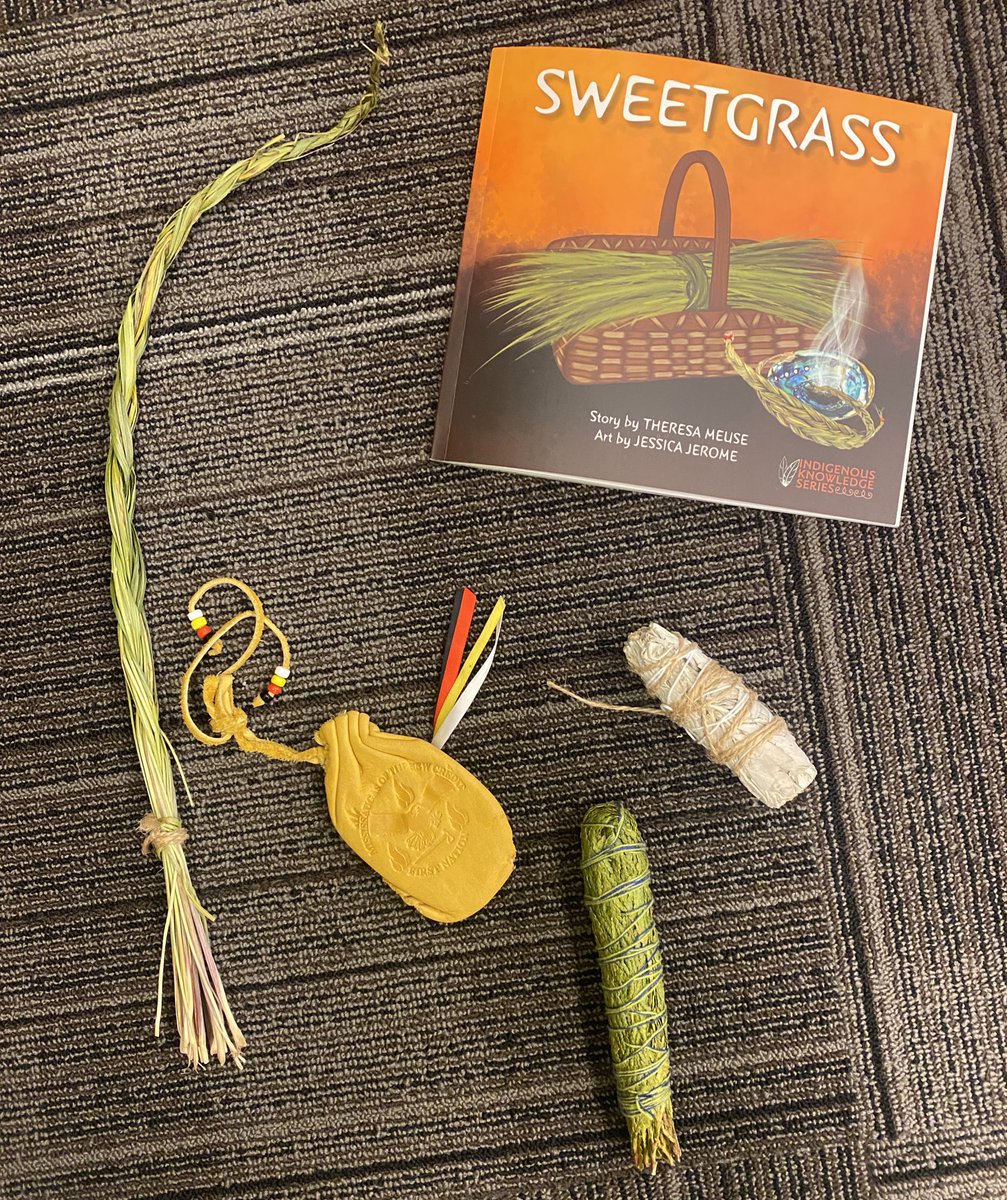 MrsSHill's tweet photo. Thank you @LindzMartin76 for sharing the story “Sweetgrass” with us and teaching us about the four sacred medicines. @stgcatholic https://t.co/Xbpu63G128