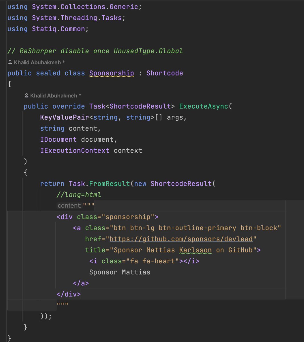 @khalidabuhakmeh@mastodon.social tweet media